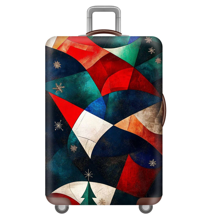 Unisex nano elastic suitcase cover with starry sky city motif, stretch protective cover for trolley luggage Kalsten