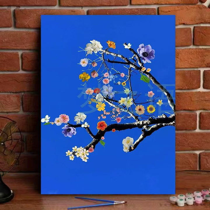 Floral Landscape Canvas Art Print Kalsten