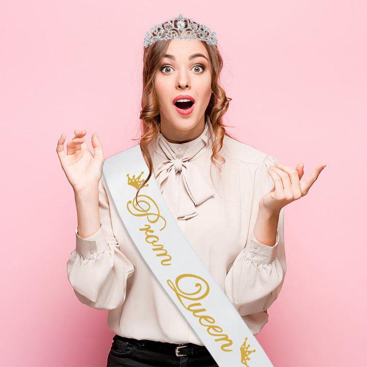 Ladies crown with festive sash set Kalsten