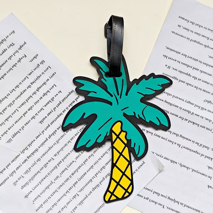 Unisex Tropical Leaf-Shaped Luggage Tag Kalsten