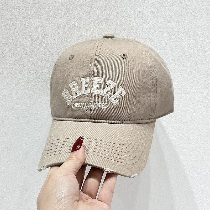 Men's Casual Distressed Cotton Cap Kalsten