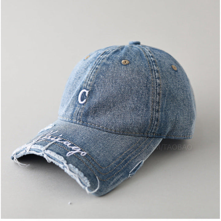 Women's Distressed Cotton Baseball Cap Kalsten 1784083462