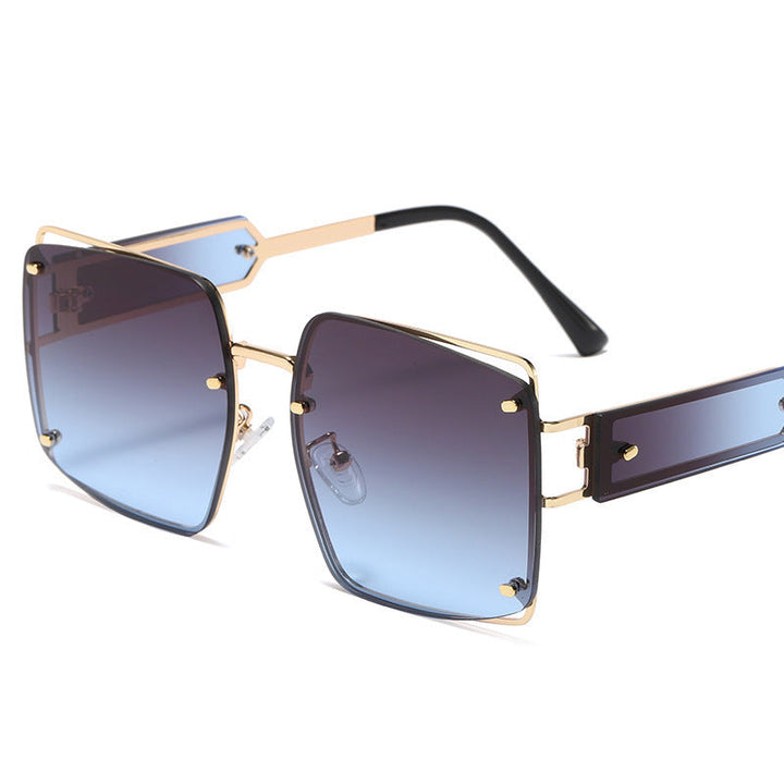 Women's elegant oversized sunglasses with distinctive geometric design Kalsten