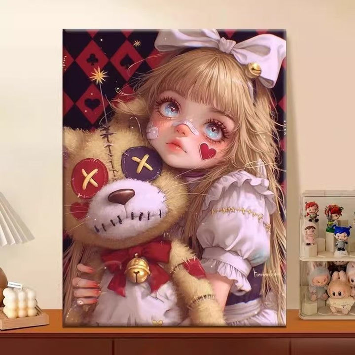 Whimsical Illustrated Fantasy Canvas Art Kalsten