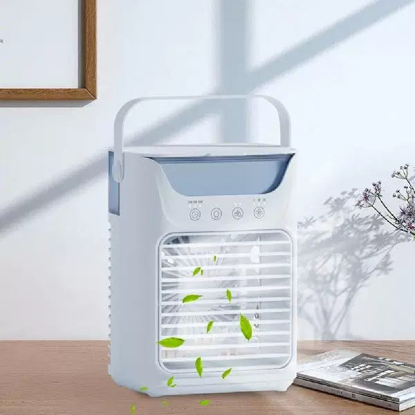 Unisex One Size Compact Portable Evaporative Micro Air Cooler with Removable Ice Container More Speeds Whisper-Quiet Fan and Adjustable Directional Louvers Kalsten