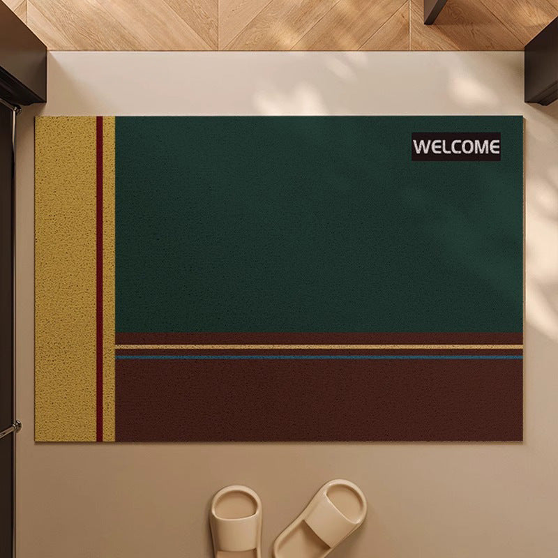 Welcome Message Indoor Doormat Kalsten