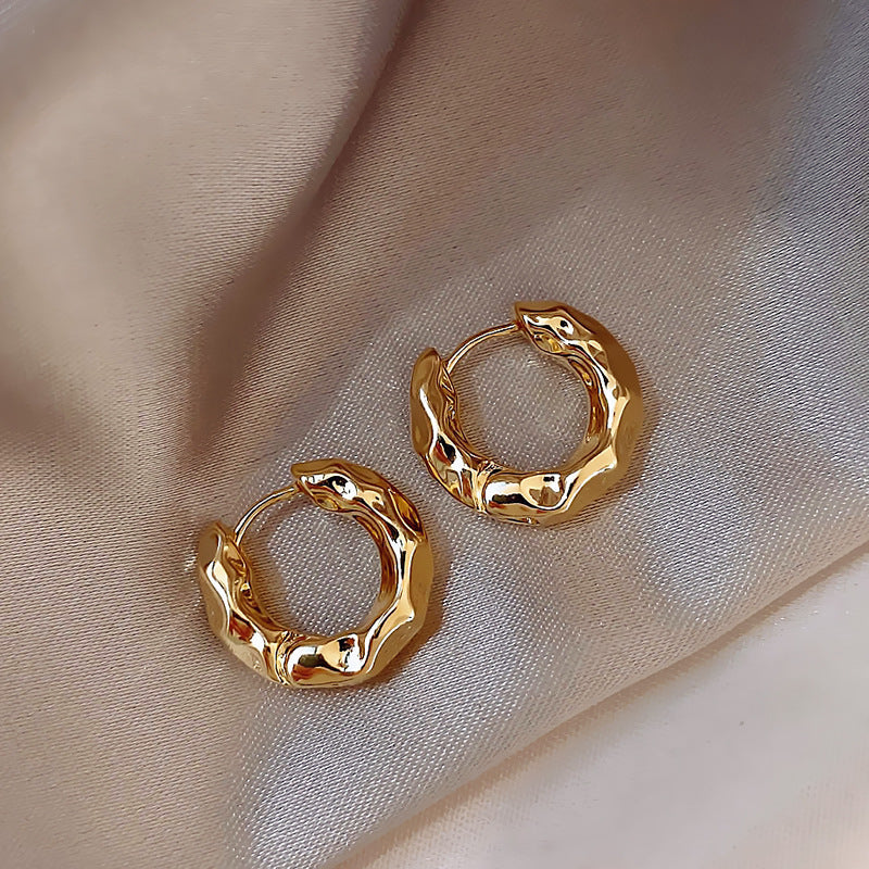 Structured Earrings Made of High-Quality Stainless Steel Kalsten