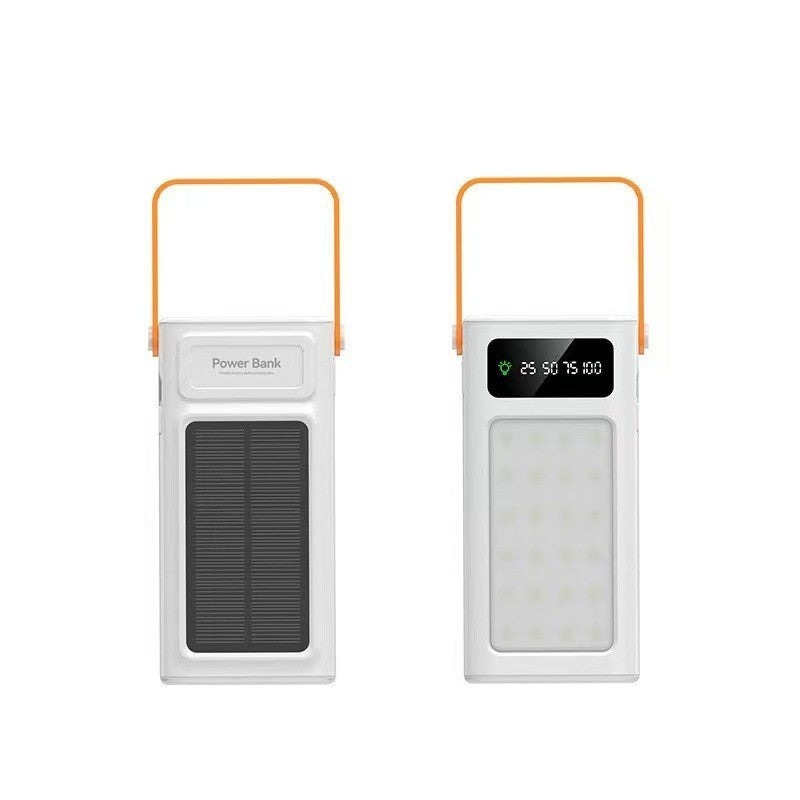 Portable solar power bank with LED light and digital charge display Kalsten