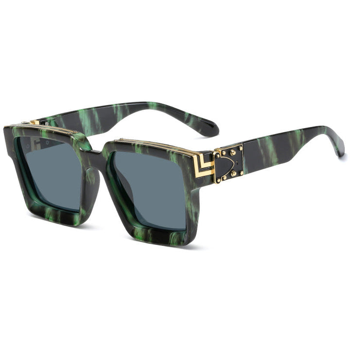 Women's square designer sunglasses with striking frame Kalsten