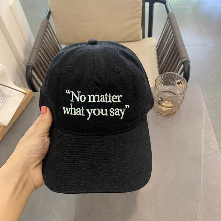 Women's Embroidered Motivational Phrase Baseball Cap Kalsten