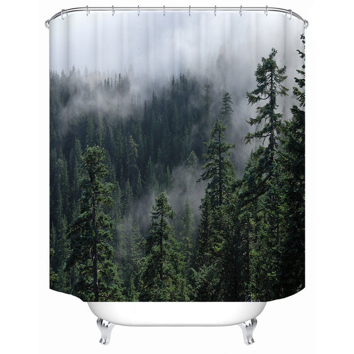 Forest Serenity Shower Curtain Kalsten