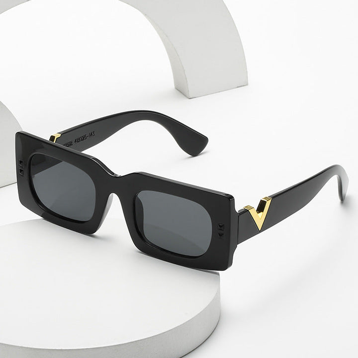 Women's oversized sunglasses with animal print Kalsten