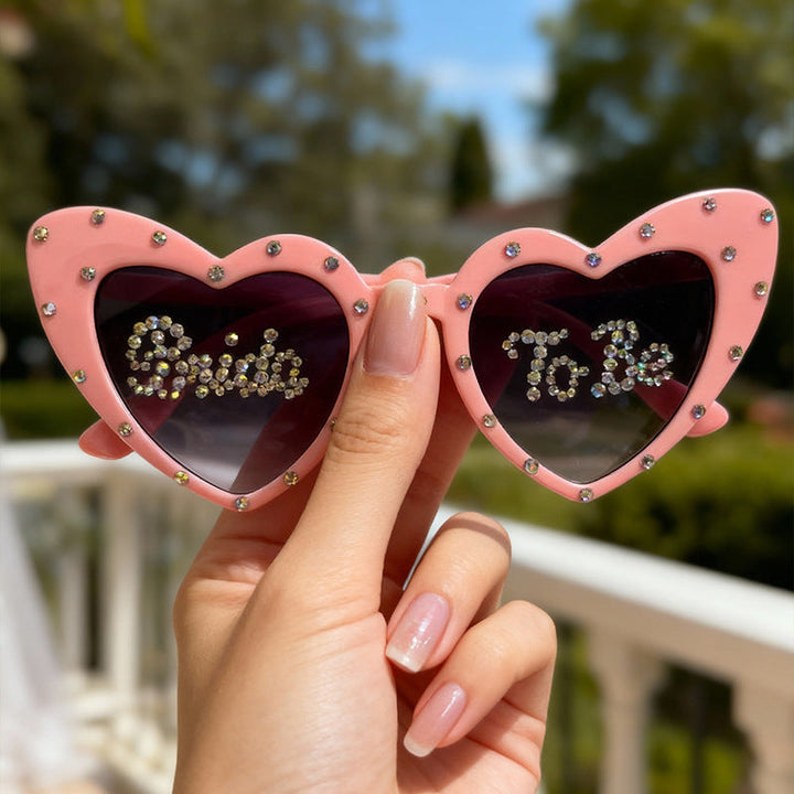 Heart-Shaped Bridal Party Sunglasses Kalsten