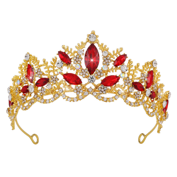 Ladies Glamorous Tiara with Sparkling Crystal Decorations Kalsten