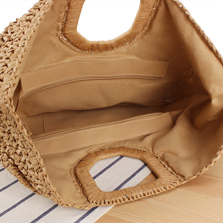 Large handbag with folded design Kalsten