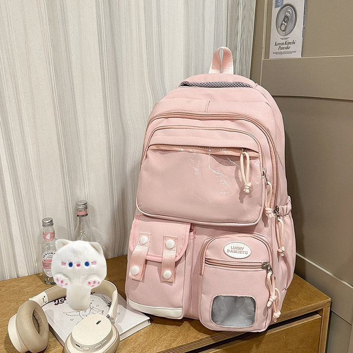 Multi-Compartment Functional School Backpack