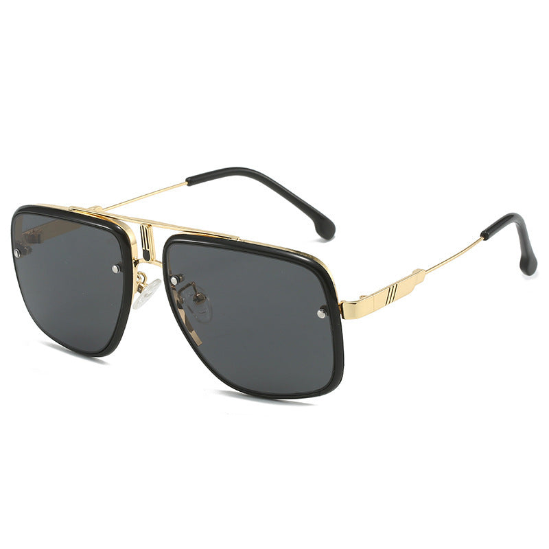 Women's fashionable oversized sunglasses with gold accents Kalsten