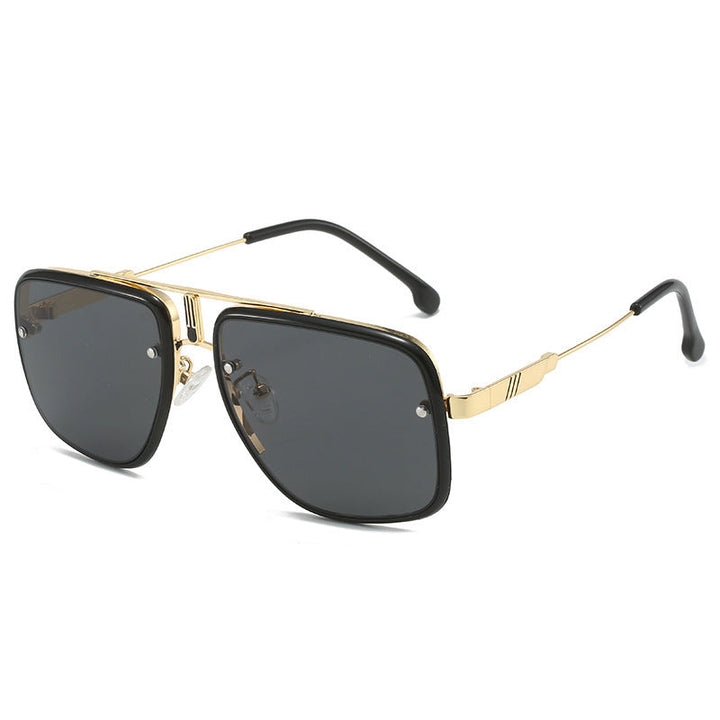 Women's fashionable oversized sunglasses with gold accents Kalsten