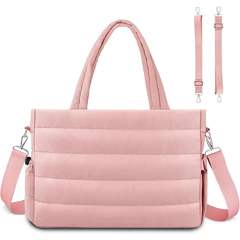 Padded shoulder bag with detachable shoulder strap Kalsten