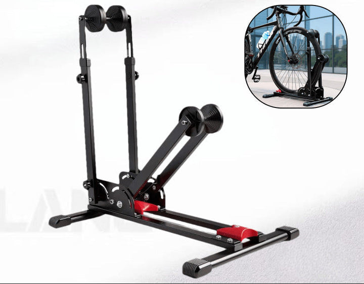 adjustable foldable wheel-on indoor bike trainer stand with adjustable roller resistance Kalsten