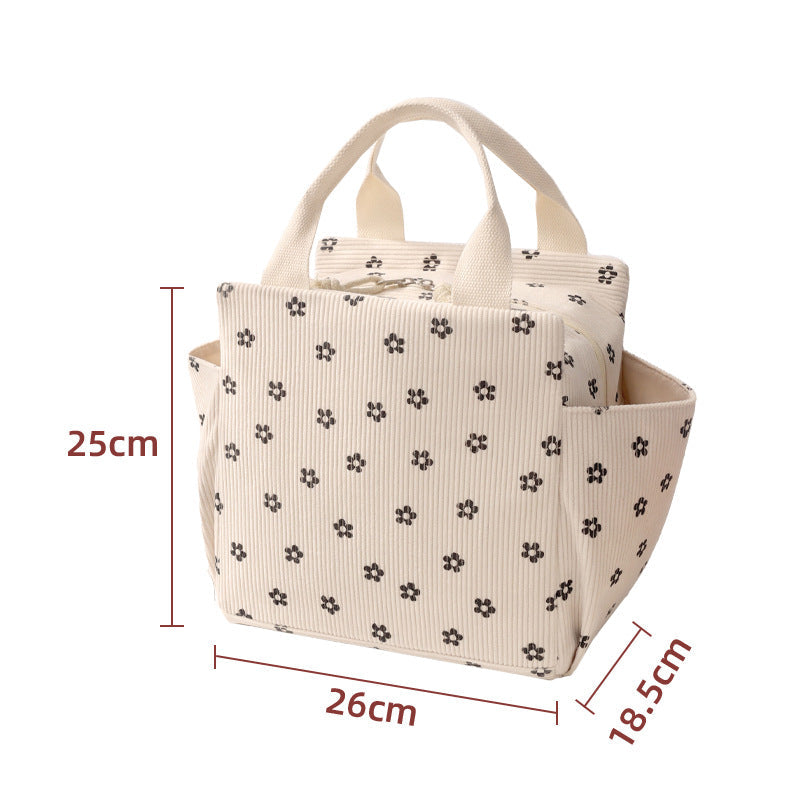 Insulated Lunch Tote with Side Pocket Kalsten