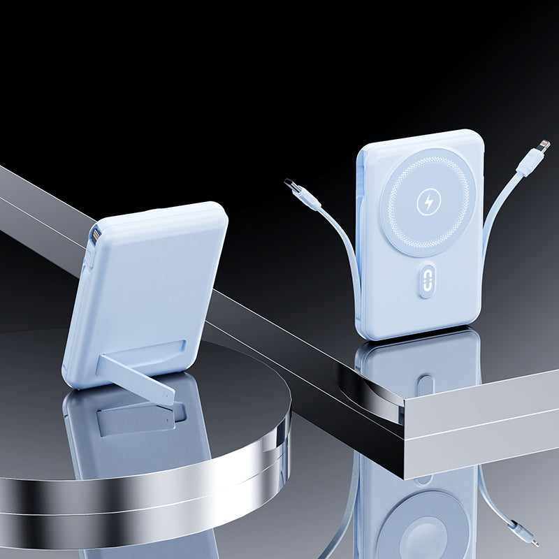 Portable power bank with integrated holder and fast charging function Kalsten