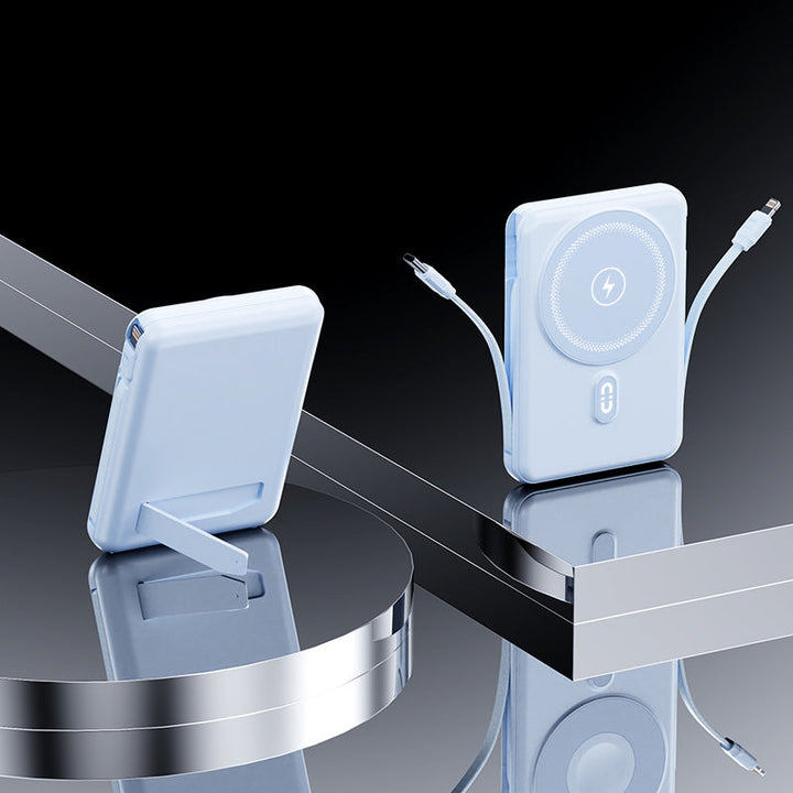 Portable power bank with integrated holder and fast charging function Kalsten