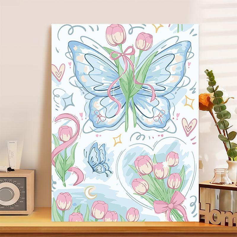 Decorative Butterfly-Themed Canvas Art Kalsten