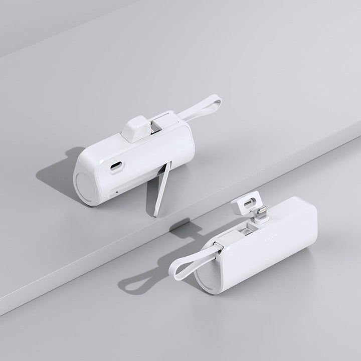 Compact power bank with integrated charging connector Kalsten