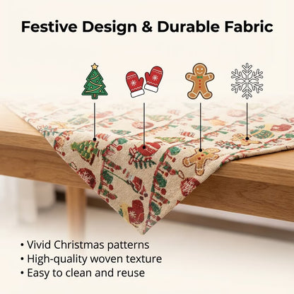 Decoratively Printed Tablecloth