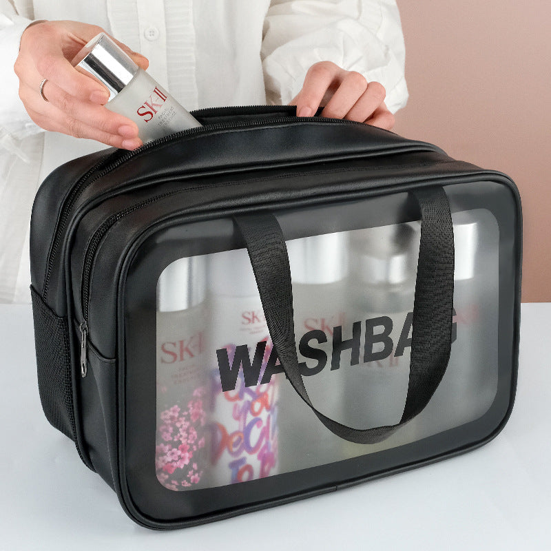 Cosmetic Travel Bag With Transparent Front Kalsten