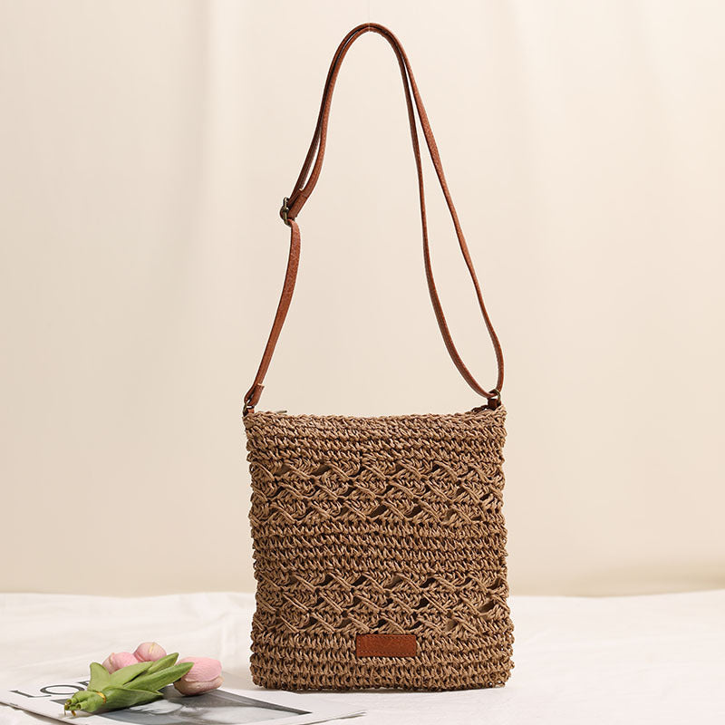 Hand-knotted shoulder bag in elegant design Kalsten