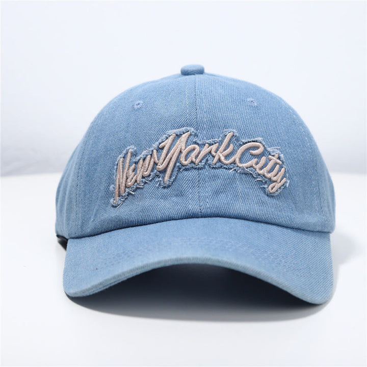 Women's Distressed Denim Baseball Cap Kalsten 1784083711
