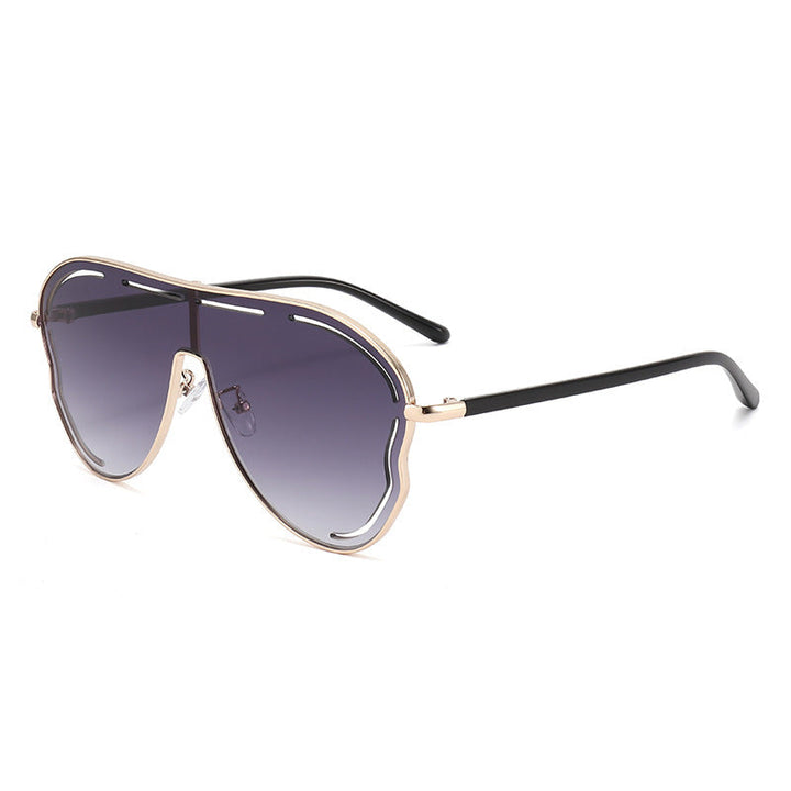 Men's Aviator-Style Shield Sunglasses Kalsten