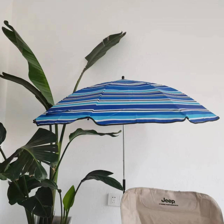 Women's Adjustable Beach Sunshade Umbrella with Ground Anchor Kalsten