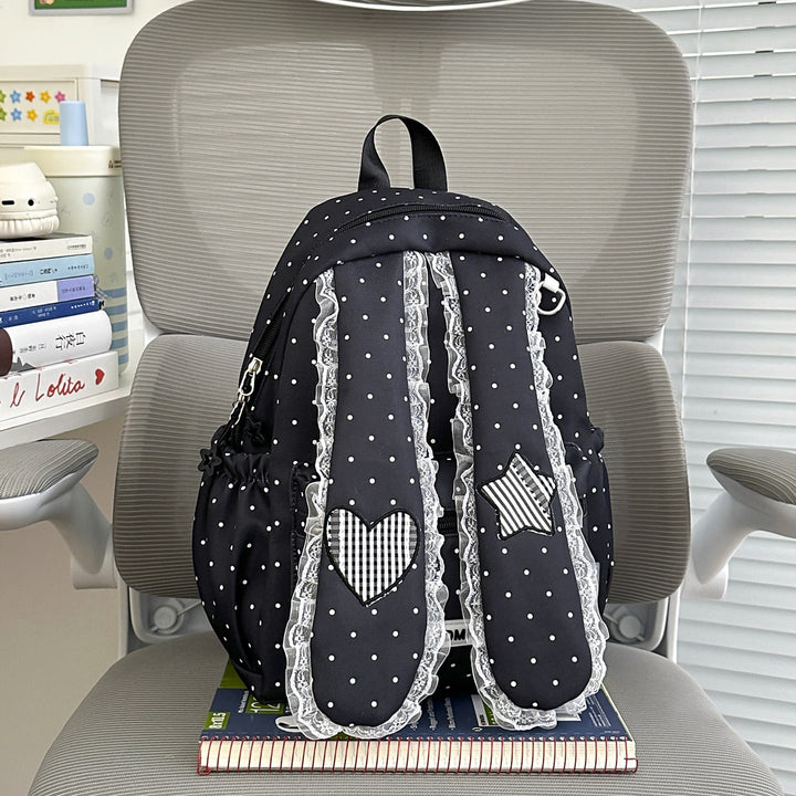 Cute Bunny Ear Design School Backpack