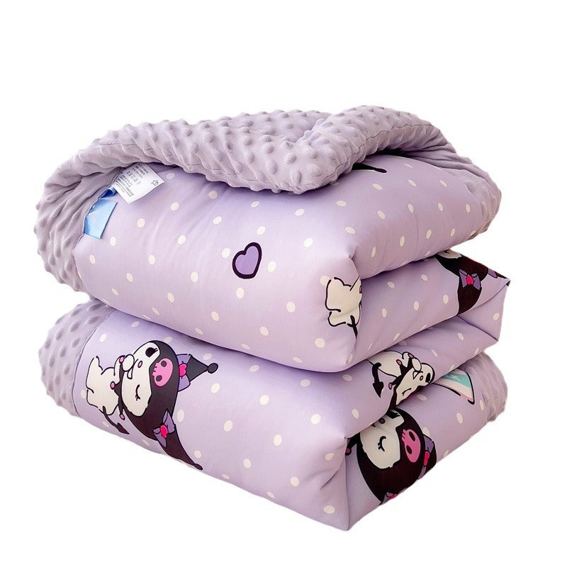 Girls cuddly blanket with versatile animal motif Kalsten