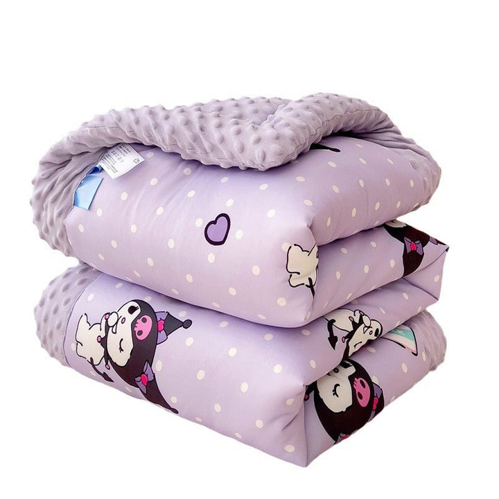 Girls cuddly blanket with versatile animal motif Kalsten