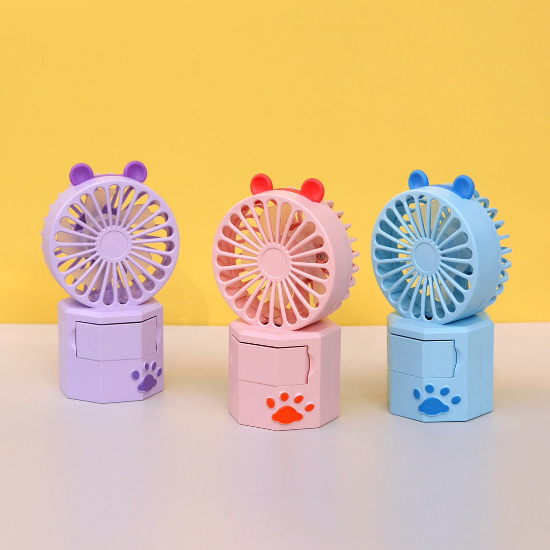 Unisex Portable Mini Fan with Animal Ears and USB Connection Kalsten