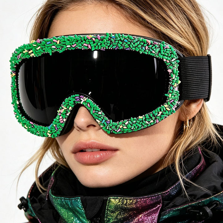 Women's ski goggles in creative design with colorful accents Kalsten