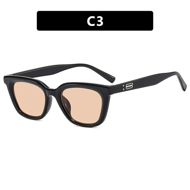 Ladies stylish sunglasses in modern design with wide frame Kalsten