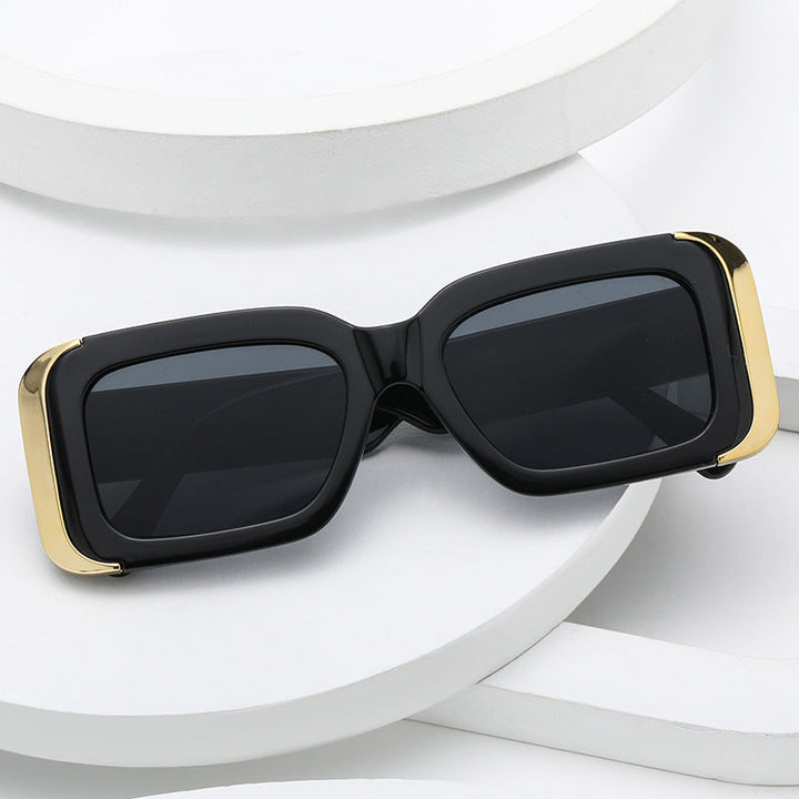 Women Oversized Sunglasses in Modern Animal Print Design Kalsten