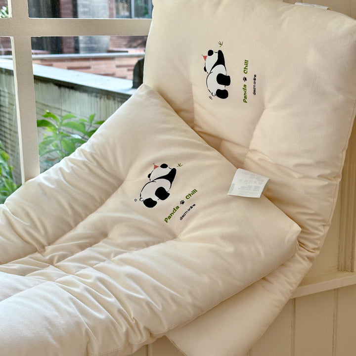 Women Ergonomic Pillow with Playful Panda Design Bowlift