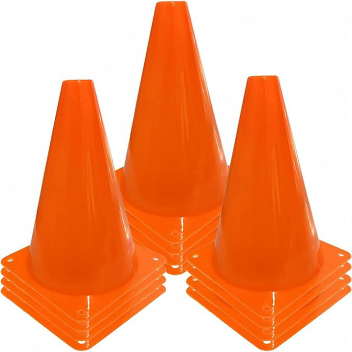 multi-piece flat-base training marker cones for soccer agility drills Kalsten