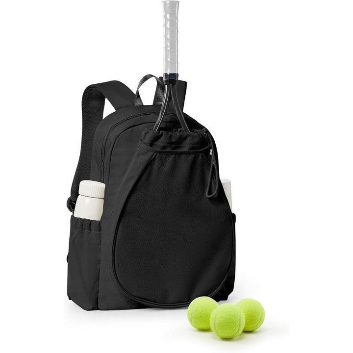 Sporty tennis backpack with specially shaped compartments for rackets and drinks Kalsten