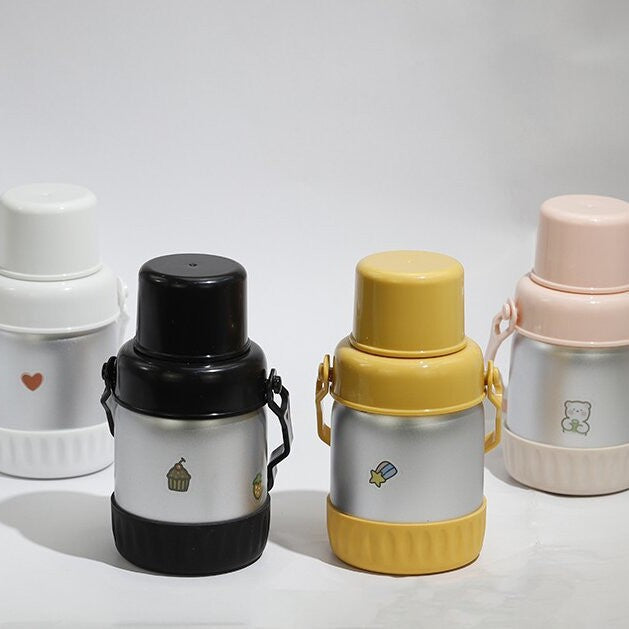 Women insulated thermos bottle with colorful muffin motif Kalsten