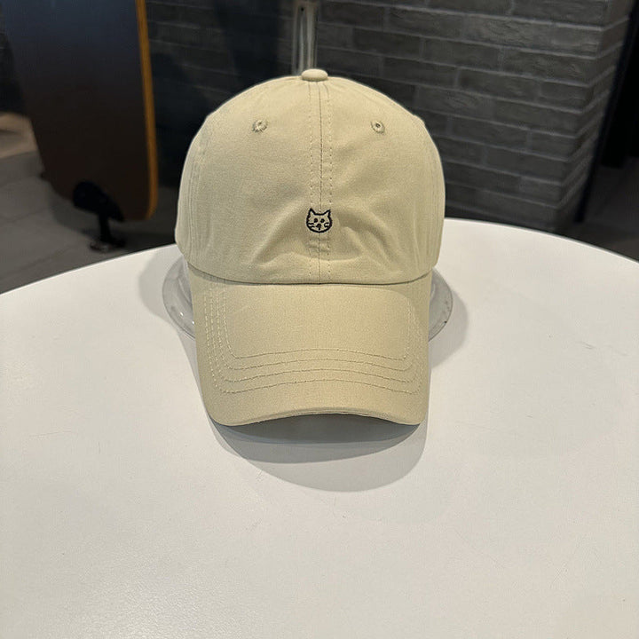Women's Casual Cat Embroidered Baseball Cap Kalsten