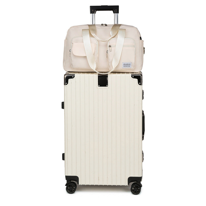 Multifunctional Travel Bag With Multiple Compartments And Adjustable Shoulder Strap Kalsten