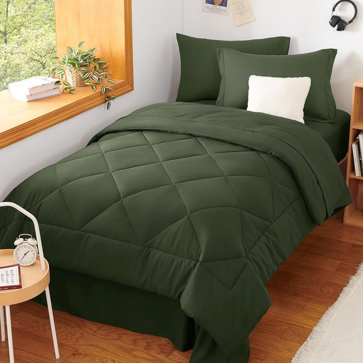 Luxurious Diamond Quilted Comforter Set Kalsten