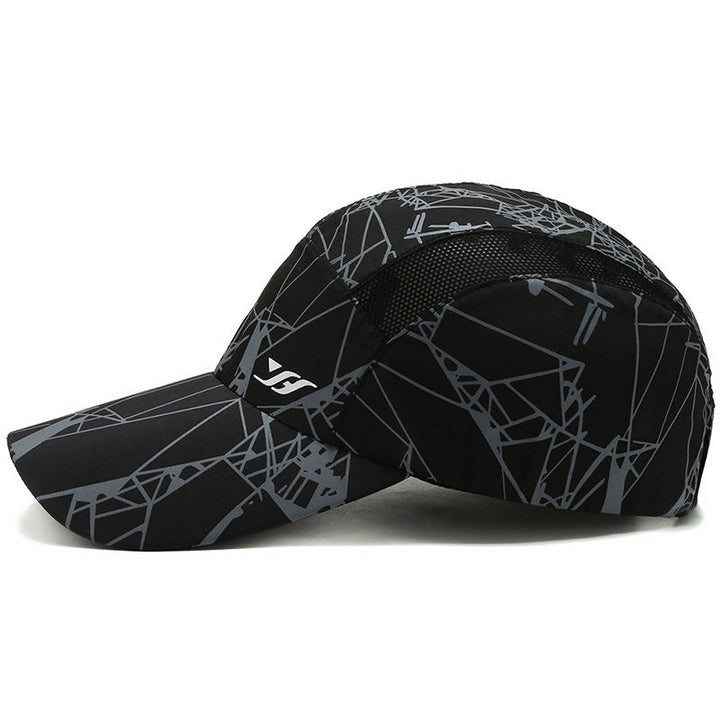Women’s sporty running cap with stunning geometric pattern Kalsten